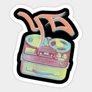 YG gangsta rap Sticker